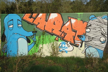 Graffiti Wall in Espelkamp - Photo by RATTENSOHN - CARAT, SLAC, Espelkamp