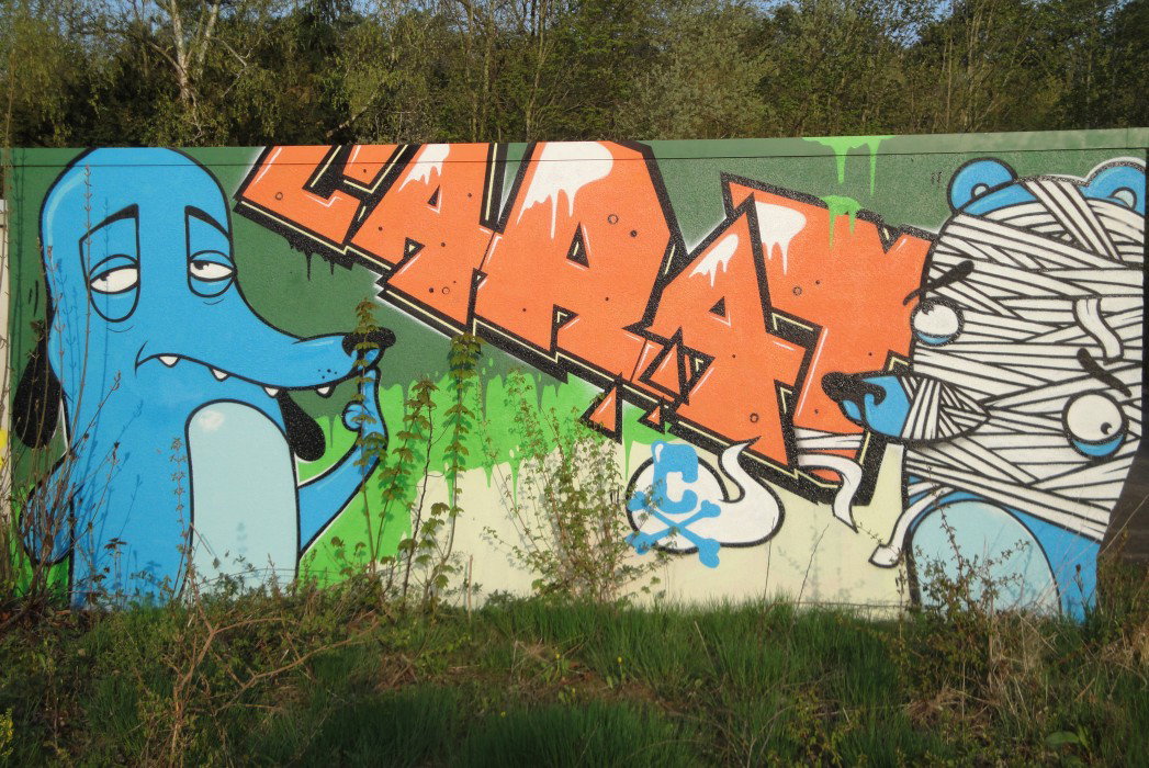 Graffiti Wall in Espelkamp - Photo by RATTENSOHN - CARAT, SLAC, Espelkamp