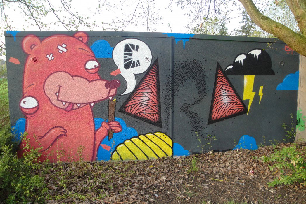 Graffiti Wall in Espelkamp - Photo by RATTENSOHN - CARAT, SLAC, Espelkamp