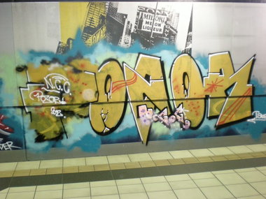Graffiti Wall in Köln - Photo by RATTENSOHN - POZOR, Subway, Underground