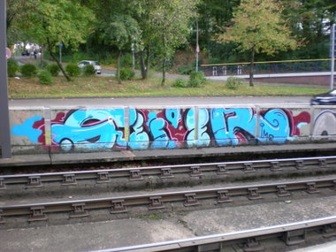Graffiti Wall in Köln - Photo by RATTENSOHN - GEIER, IMR, Train