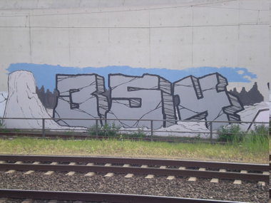 Graffiti Wall in Köln - Photo by RATTENSOHN - 354, DFV, Train