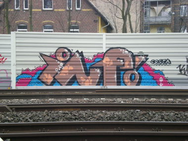 Graffiti Bombing in Köln - Photo by RATTENSOHN - INF, Train, Line