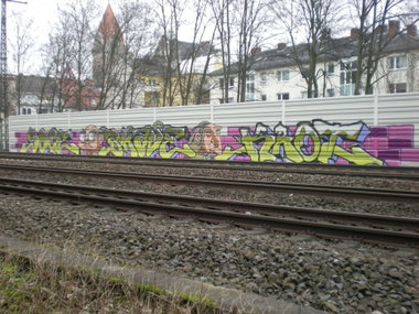 Graffiti Wall in Köln - Photo by RATTENSOHN - SOCE, BHAVE, KAOT