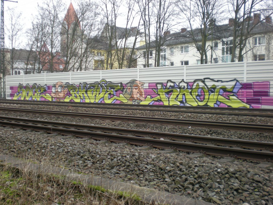 Graffiti Wall in Köln - Photo by RATTENSOHN - SOCE, BHAVE, KAOT