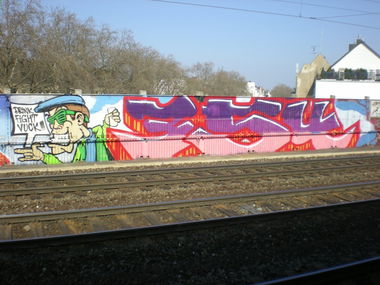 Graffiti Bombing in Köln - Photo by RATTENSOHN - 354, DFV, Cologne