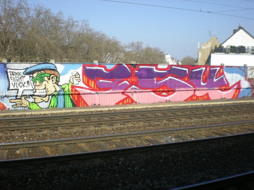 Graffiti Bombing in Köln - Photo by RATTENSOHN - 354, DFV, Cologne