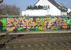 Graffiti Bombing in Köln - Photo by RATTENSOHN - EPSC, NETZ, Cologne