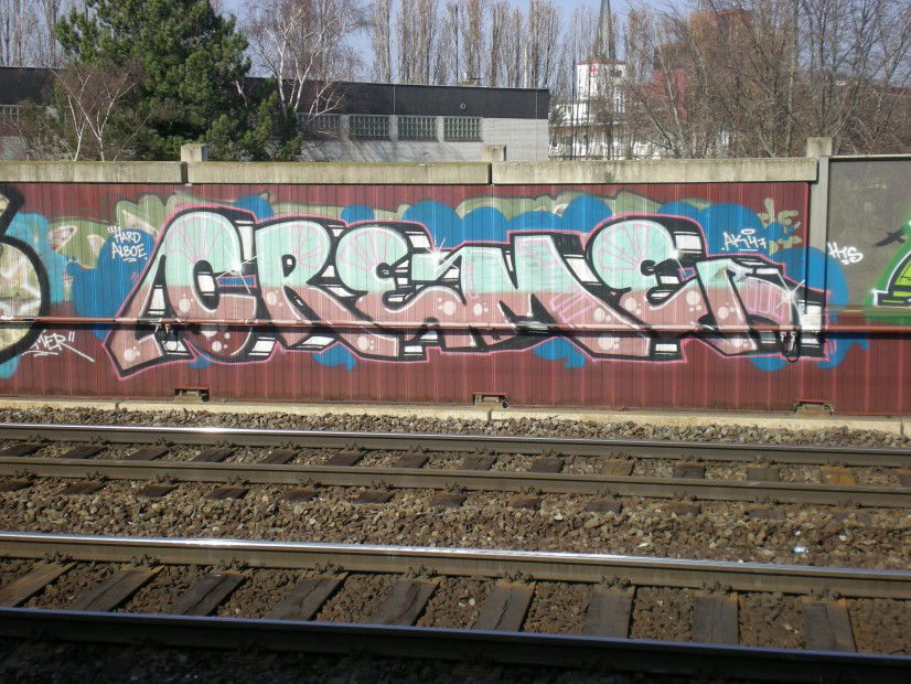 Graffiti Bombing in Köln - Photo by RATTENSOHN - CREME, AK47, Cologne