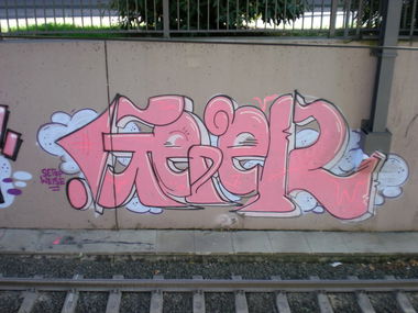 Graffiti Bombing in Köln - Photo by RATTENSOHN - GEIER, Train, Line