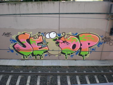 Graffiti Bombing in Köln - Photo by RATTENSOHN - SETOP, Train, Line (2011)