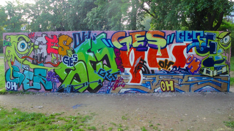 Graffiti Wall in Bonn - Photo by RATTENSOHN - GES, OH, OH (2013)