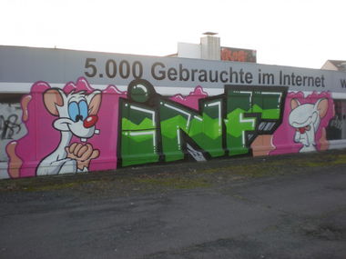 Graffiti Bombing in Bonn - Photo by RATTENSOHN - INF, Bonn, Street (2011)
