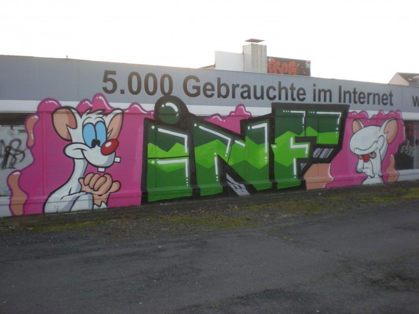 Graffiti Bombing in Bonn - Photo by RATTENSOHN - INF, Bonn, Street (2011)