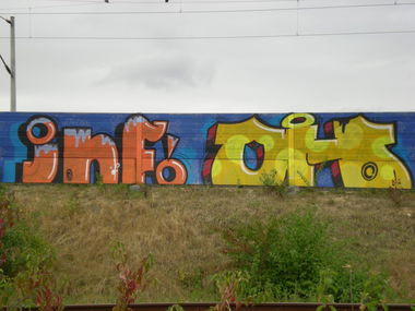 Graffiti Bombing in Köln - Photo by RATTENSOHN - INF, OH, OH (2012)