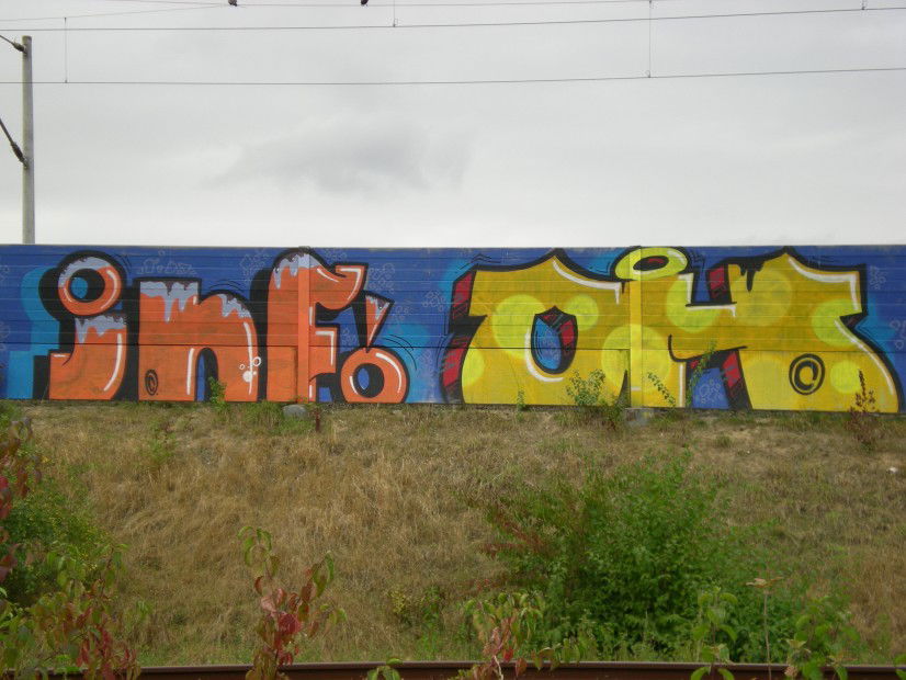 Graffiti Bombing in Köln - Photo by RATTENSOHN - INF, OH, OH (2012)