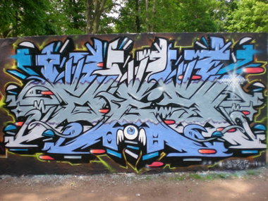 Graffiti Wall in Bonn - Photo by RATTENSOHN - GES, OH, OH (2012)