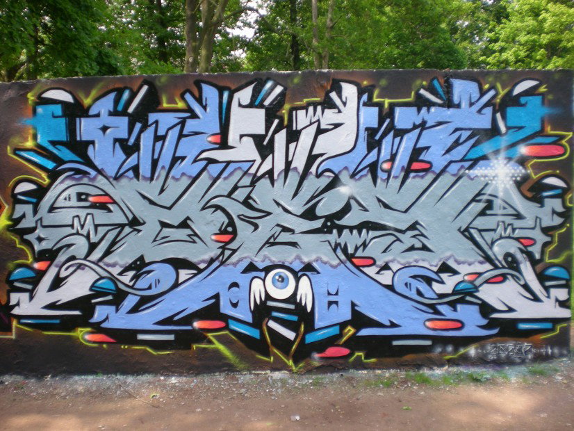Graffiti Wall in Bonn - Photo by RATTENSOHN - GES, OH, OH (2012)