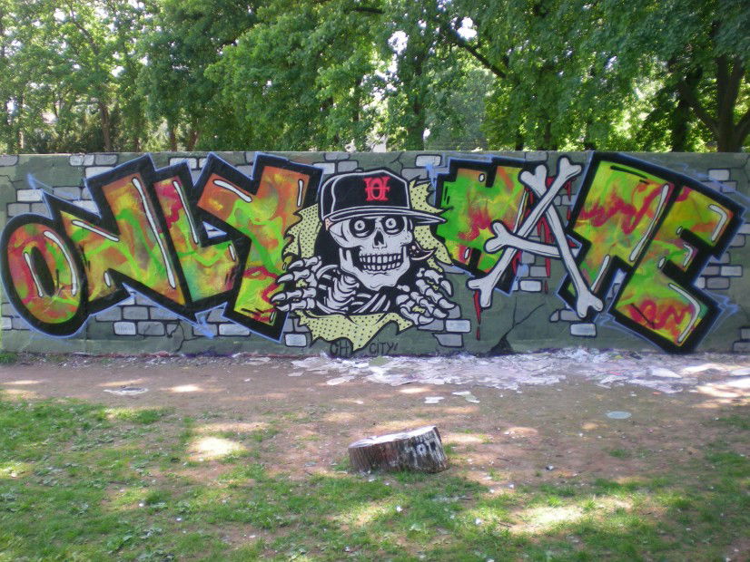 Graffiti Wall in Köln - Photo by RATTENSOHN - ONLY, HATE, OH (2012)