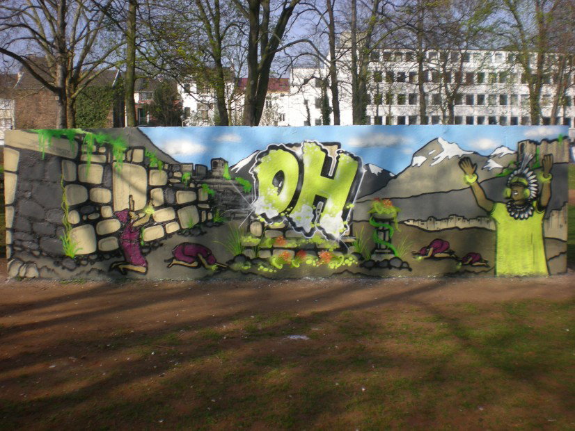Graffiti Wall in Bonn - Photo by RATTENSOHN - OH, OH, Crew (2012)