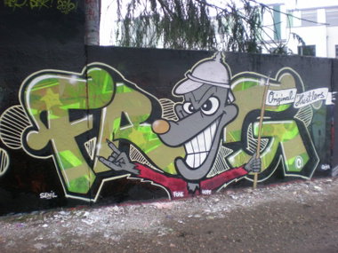 Graffiti Wall in Köln - Photo by RATTENSOHN - FROG, OH, OH (2012)
