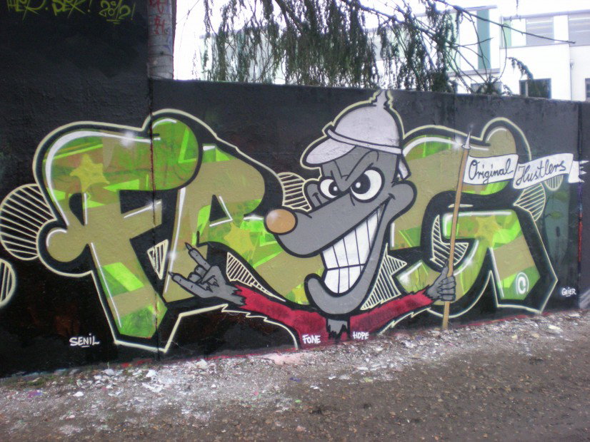 Graffiti Wall in Köln - Photo by RATTENSOHN - FROG, OH, OH (2012)