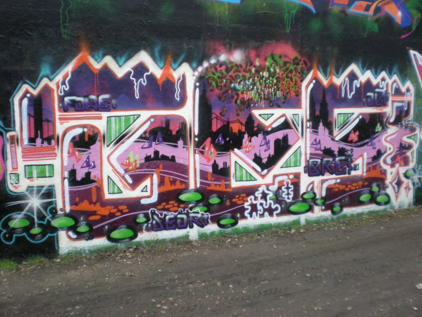 Graffiti Wall in Köln - Photo by RATTENSOHN - GES, OH, Oh (2012)