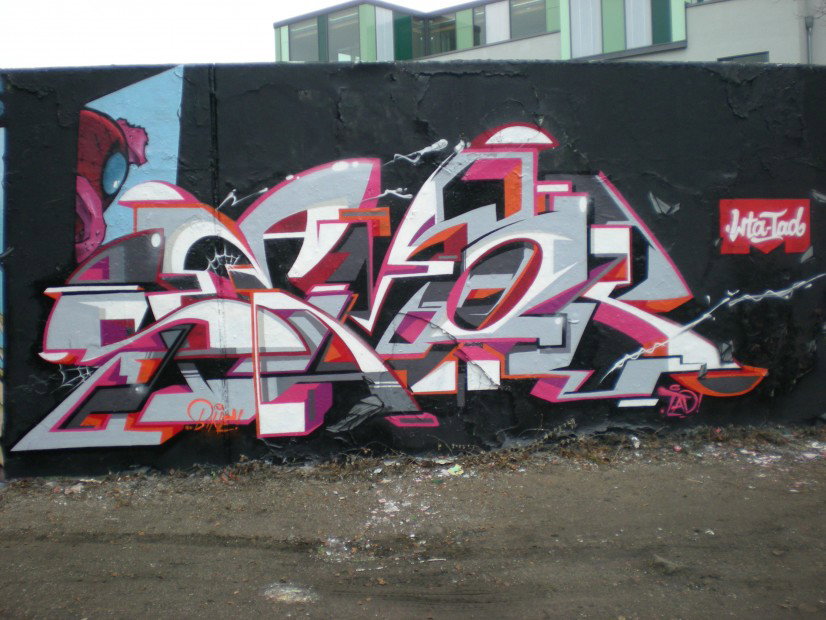 Graffiti Wall in Köln - Photo by RATTENSOHN - SEMOR, TAD, Hall (2012)