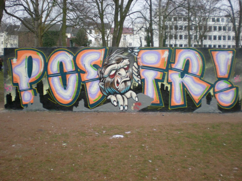 Graffiti Wall in Bonn - Photo by RATTENSOHN - POSTR, OH, SOD (2012)