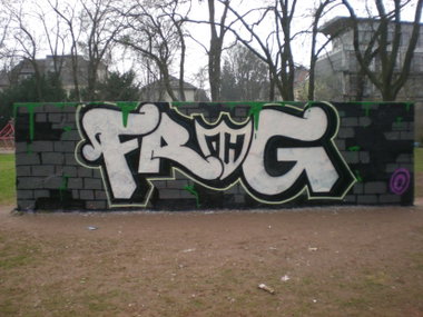 Graffiti Wall in Bonn - Photo by RATTENSOHN - FROG, OH, OH (2012)