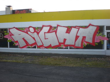 Graffiti Bombing in Bonn - Photo by RATTENSOHN - AIGHT, Bonn, Street (2011)