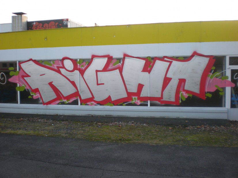 Graffiti Bombing in Bonn - Photo by RATTENSOHN - AIGHT, Bonn, Street (2011)