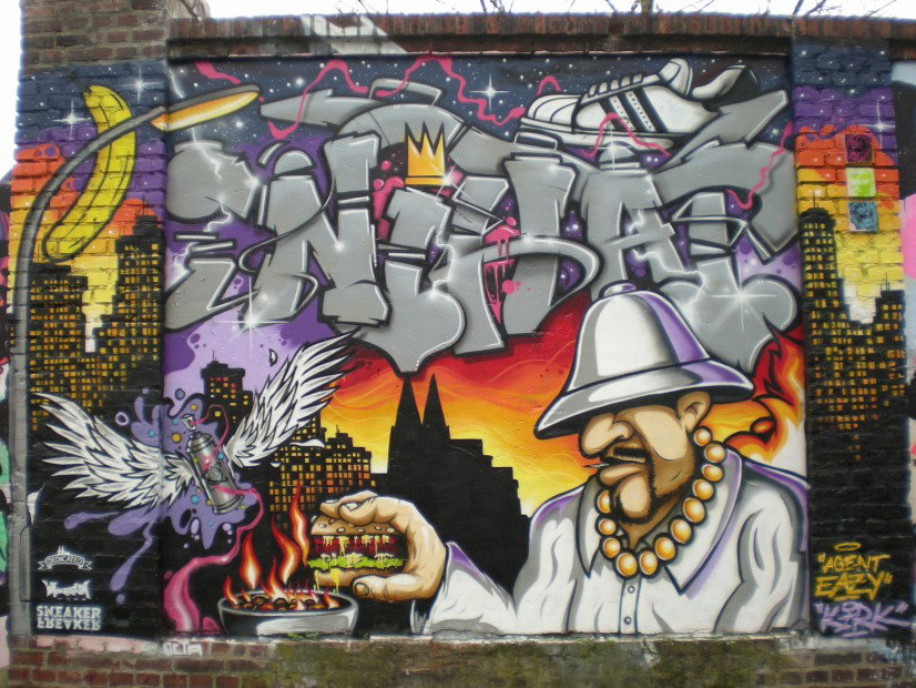 Graffiti Wall in Köln - Photo by RATTENSOHN - NIHAT, Agent, Eazy (2012)