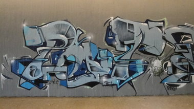 Graffiti Wall in Bochum - Photo by RATTENSOHN - POUT, DHS, Bochum (2013)