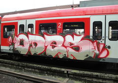 Graffiti Train in Köln - Photo by RATTENSOHN - ODES, Train, Cologne (2013)
