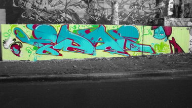 Graffiti Wall in Bochum - Photo by RATTENSOHN - EDAS, Hall, Of (2013)