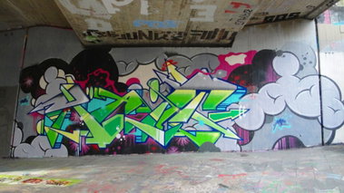 Graffiti Wall in Bochum - Photo by RATTENSOHN - RAIT, ALME, Bochum (2013)