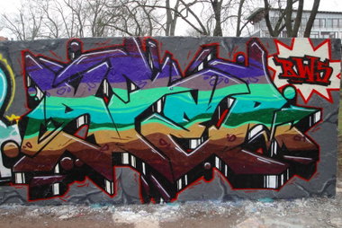 Graffiti Wall in Bonn - Photo by RATTENSOHN - STER, RWS, Bonn (2013)