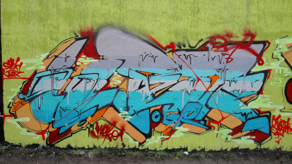 Graffiti Wall in Köln - Photo by RATTENSOHN - UWEK, UWEKO, Cologne (2013)