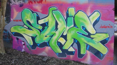 Graffiti Wall in Bochum - Photo by RATTENSOHN - SOME, RF, ALME (2012)