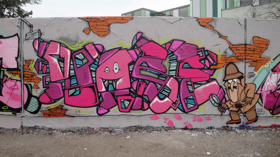 Graffiti Wall in Köln - Photo by RATTENSOHN - NASE, Cologne, Köln (2013)