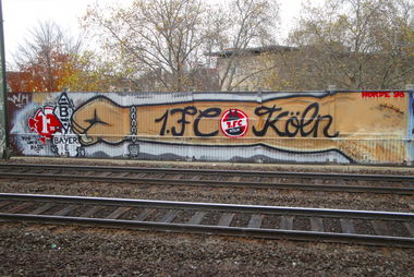 Graffiti Wall - Photo by RATTENSOHN - 1., FC, Köln (2013)
