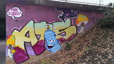 Graffiti Wall - Photo by RATTENSOHN - ATIS, Leverkusen (2013)