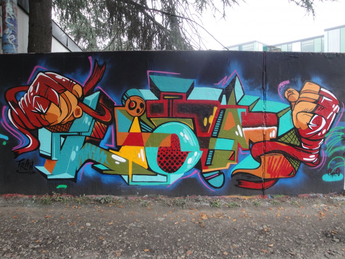 Graffiti Wall - Photo by RATTENSOHN - LIAM, TRAN, Cologne (2013)