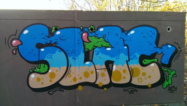 Graffiti Wall - Photo by RATTENSOHN - SLAC (2013)