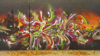 Graffiti Wall - Photo by RATTENSOHN - ABE, FMC, Bochum (2013)