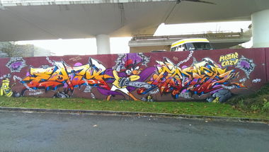 Graffiti Wall - Photo by RATTENSOHN - MOTAR, MOTER, MOTA (2013)