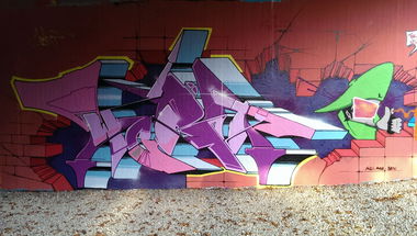 Graffiti Wall - Photo by RATTENSOHN - WERT, Bochum, Ruhrpott (2013)