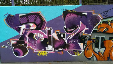 Graffiti Wall - Photo by RATTENSOHN - POUT, DHS, COPS (2013)