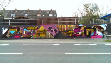 Graffiti Wall - Photo by RATTENSOHN - POUT, SEMOR, DHS (2013)